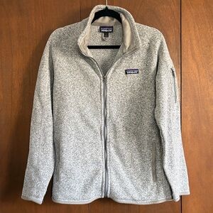 Patagonia Light Gray Better Sweater Jacket
